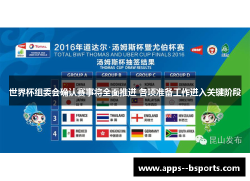 世界杯组委会确认赛事将全面推进 各项准备工作进入关键阶段